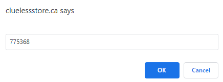 Help Code modal